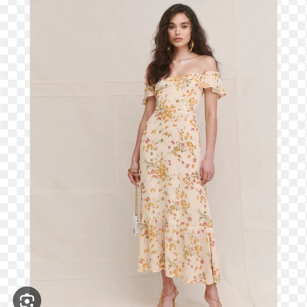 Reformation Butterfly Dress Aries